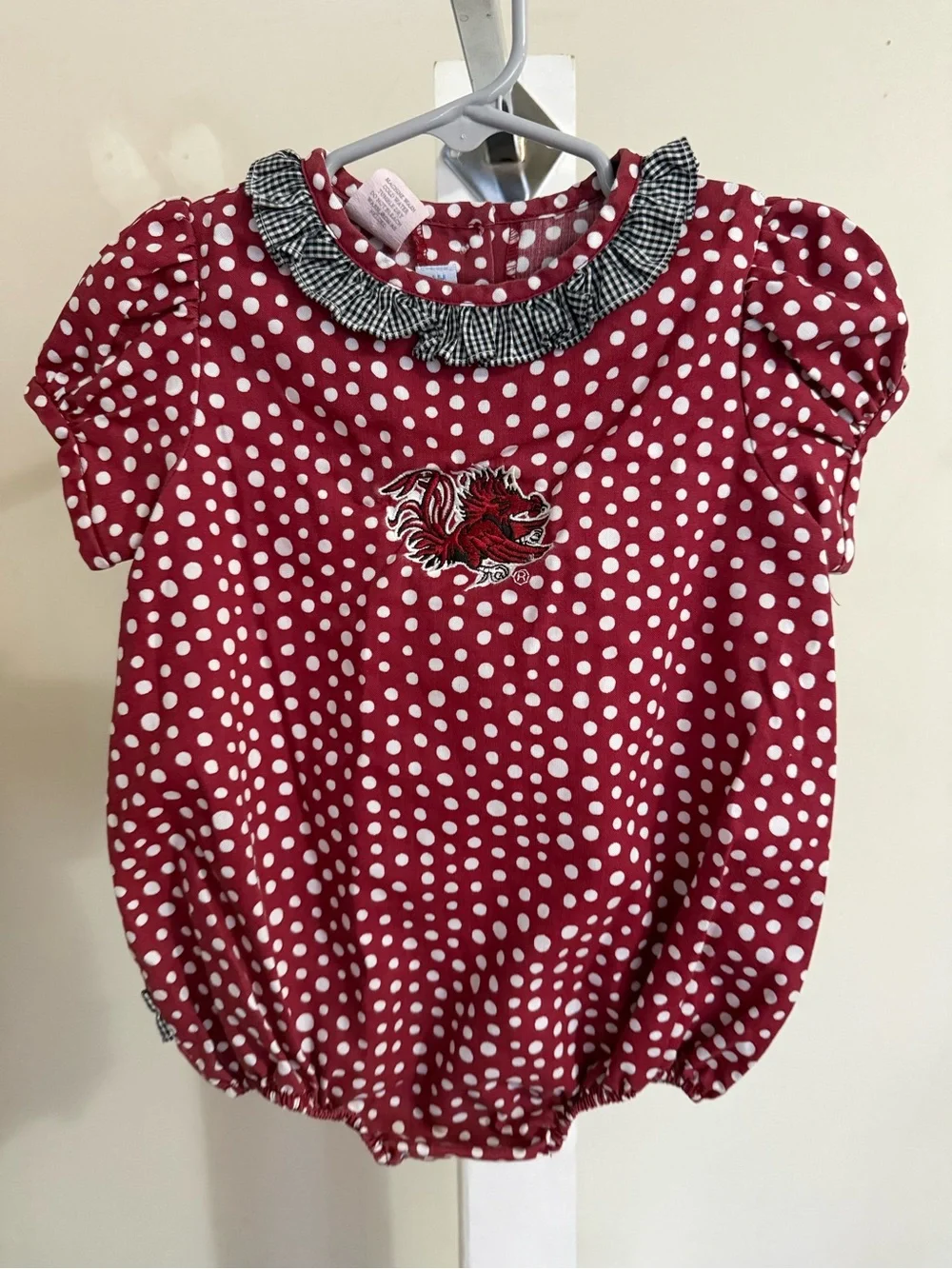 Vive la Fete University of South Carolina Gamecocks Bubble Romper